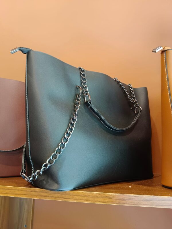 Black Over-the-shoulder Handbag