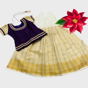 Kids Lehangas Blue