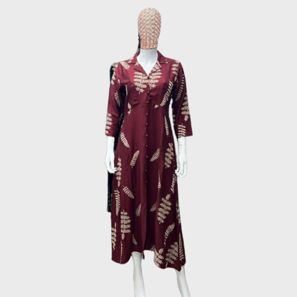 Calf length dress